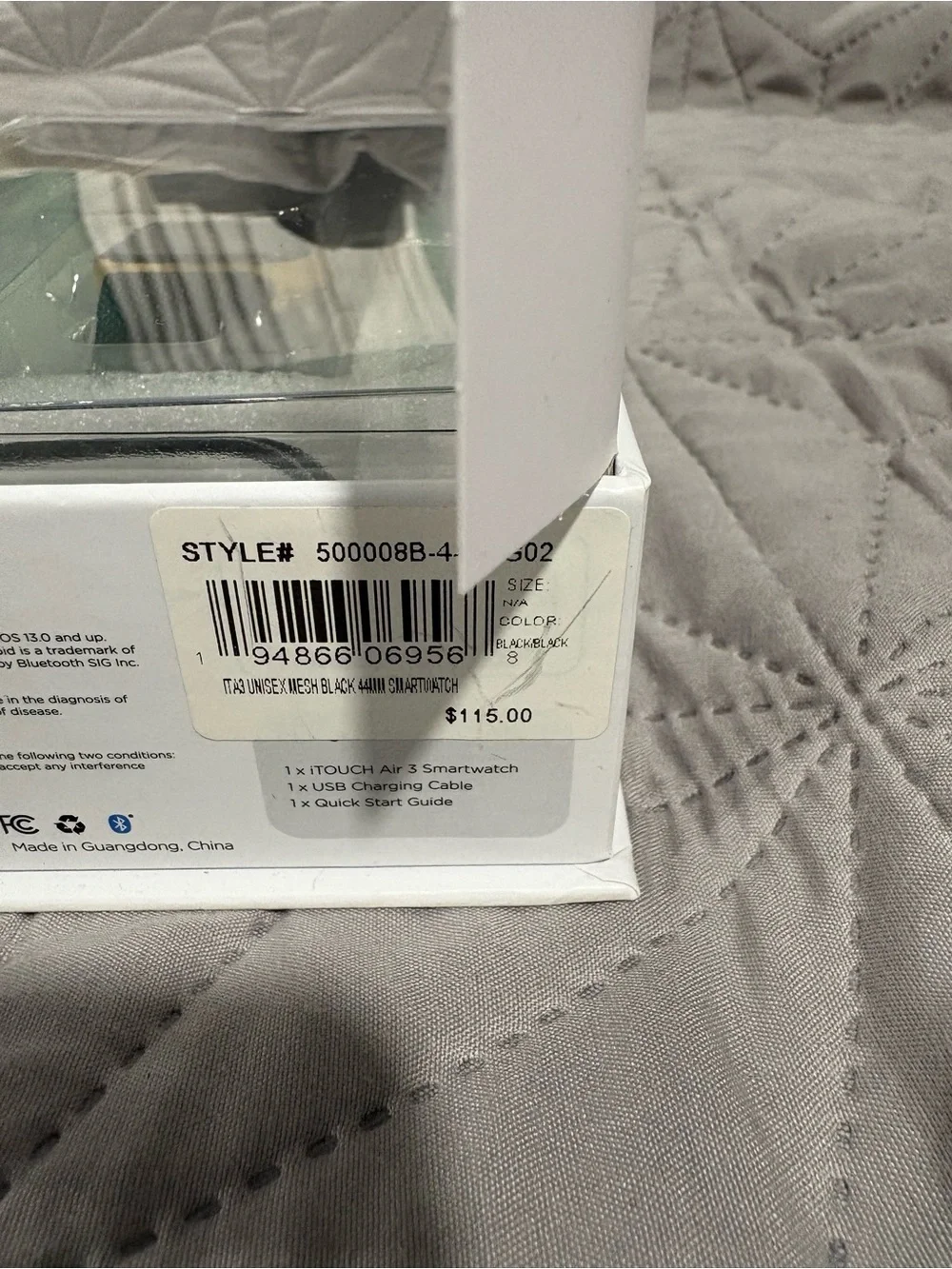 Air 3 Black Smartwatch